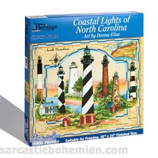 Heritage Coastal Lights of North Carolina Jigsaw Puzzle 1000 Pieces  B0006FSO98